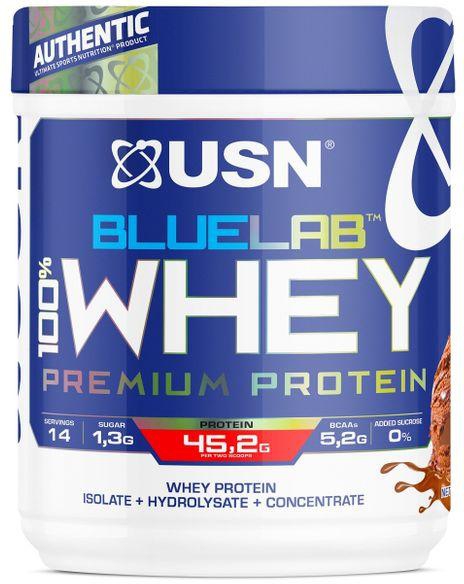 USN Blue Lab 100% Whey Protein - 454g (1 Lbs) - Chocolate