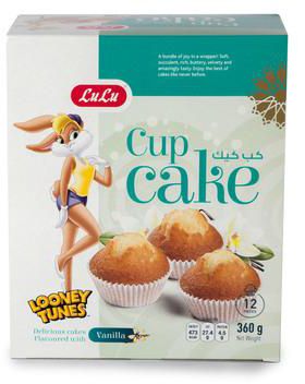 Lulu Cup Cake Vanilla Flavor 360g