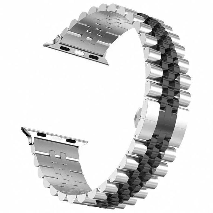 Stainless Steel Metal Haevy Link Bracelet Chain Strap For Apple Smart Watchs-42mm-44mm-45mm&Ultra49
