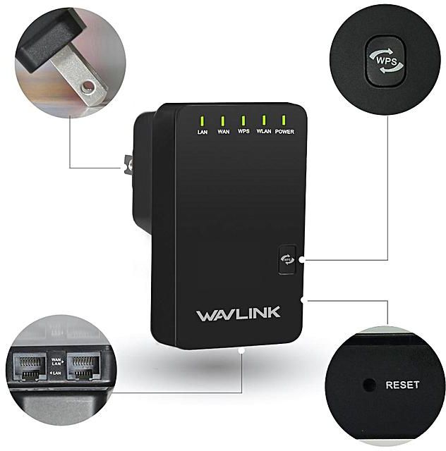 Generic Wavlink WL-WN523N2 300Mbps Wireless WiFi Router Repeater AP Mode 802.11n/b/g US