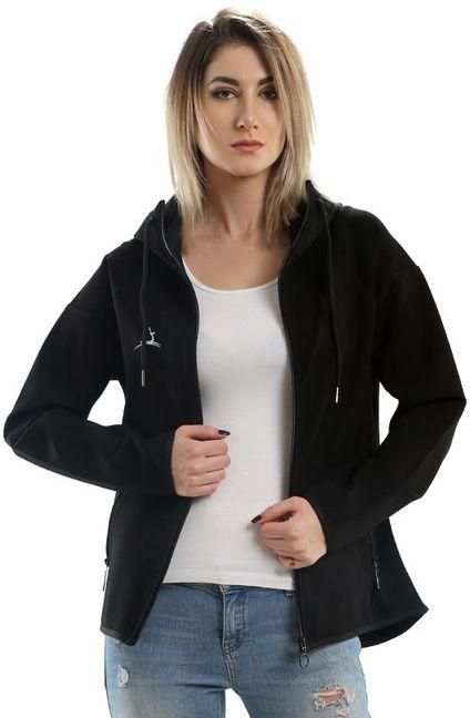Doe Women Casual smart jacket-Black