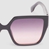 Women's Sunglass With Durable Frame Lens Color Purple Frame Color Black