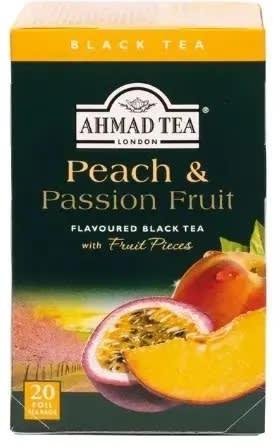 Ahmad Tea - Peach & Passion Fruit Black Tea - 20 Foil Teabags