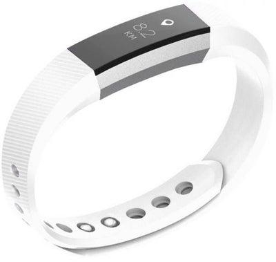 Silicone Replacement Wristband Watch Band Strap For Fitbit Alta/ Fitbit Alta HR-Large-White