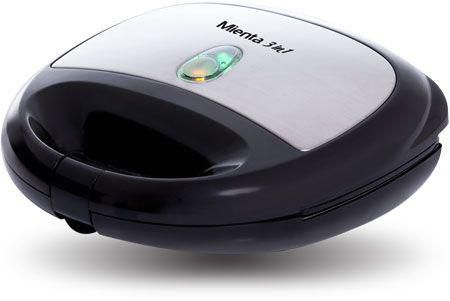 Mienta SM27409A Sandwich Maker Grill, Toast and Waffles , Black