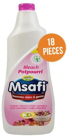 Msafi Bleach Potpourri-(600Ml x 18Units) Wholesale