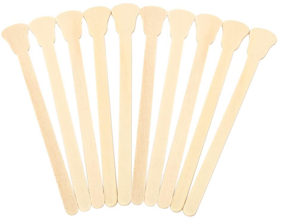 10pcs Disposable Wooden Waxing Applicator Spatula Accessories Hair Remover Supply