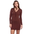 MISSGUIDED Chocolate Polyester Casual Dress For Women