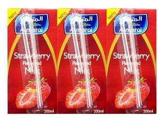 Almarai Strawberry Milk - 6 x 200 ml