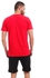 Kubo Half Sleeves Comfy Pajama Set - Red & Black