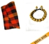 Fashion Maasai Clutch Bag With Yellow Bracelet