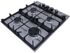 Purity Stainless steel Gas Built-In Hob, 4 Burners, 60 cm, Silver - HPT602S
