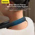 BASEUS ComfortJoy Series neck Phone Holder 360 Adjustable Lazy Holder Mount Clamp with Silicone Pad for Most Phones, iPhone 14 Pro/Pro Max, Samsung Galaxy, all 4"-7.1" Phones（Black）