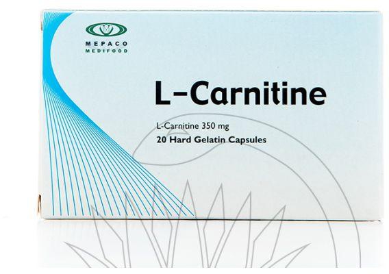 L Carnitine (Mepaco) 350Mg 20 Capsules