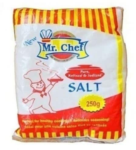 Mr Chef Pure, Refined And Iodized Salt - 250g X5