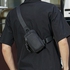 Generic Men Chest Bag Mens Shoulder Body Bag Oxford Fashion Man Side Sling Crossbody Bag For Male Casual Handbag Travel Phone Bags(#Black)