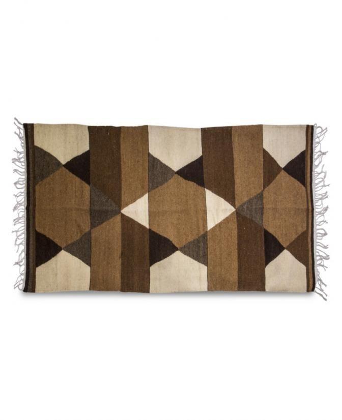 Artizana Handmade Kilim Carpet - Beige/Brown