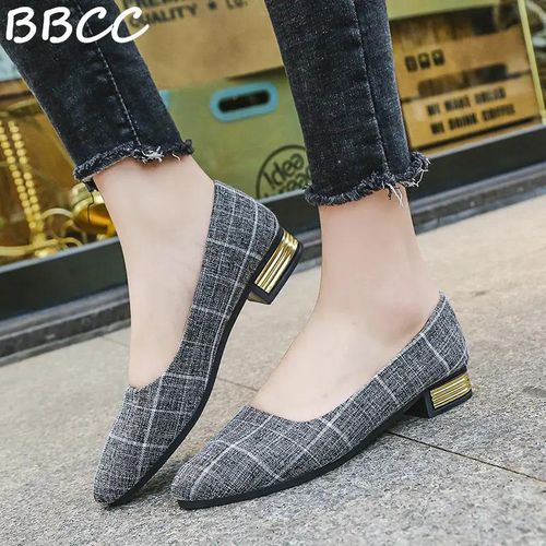 Women Shoes Soft Flat Shoe Pointed Toe Flat Fashion Shoes For Ladies Casual Shoes  Flats Grid Soft price from kilimall in Kenya - Yaoota!