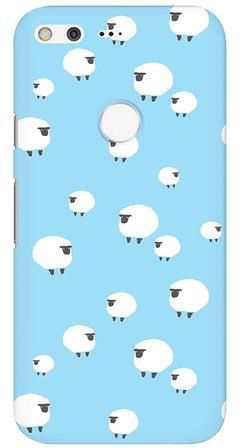 Protective Case Cover For Google Pixel XL Counting Sheep
