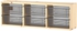 TROFAST Wall storage - light white stained pine/dark grey 93x21x30 cm