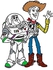 Toy story - coloring 2 in 1