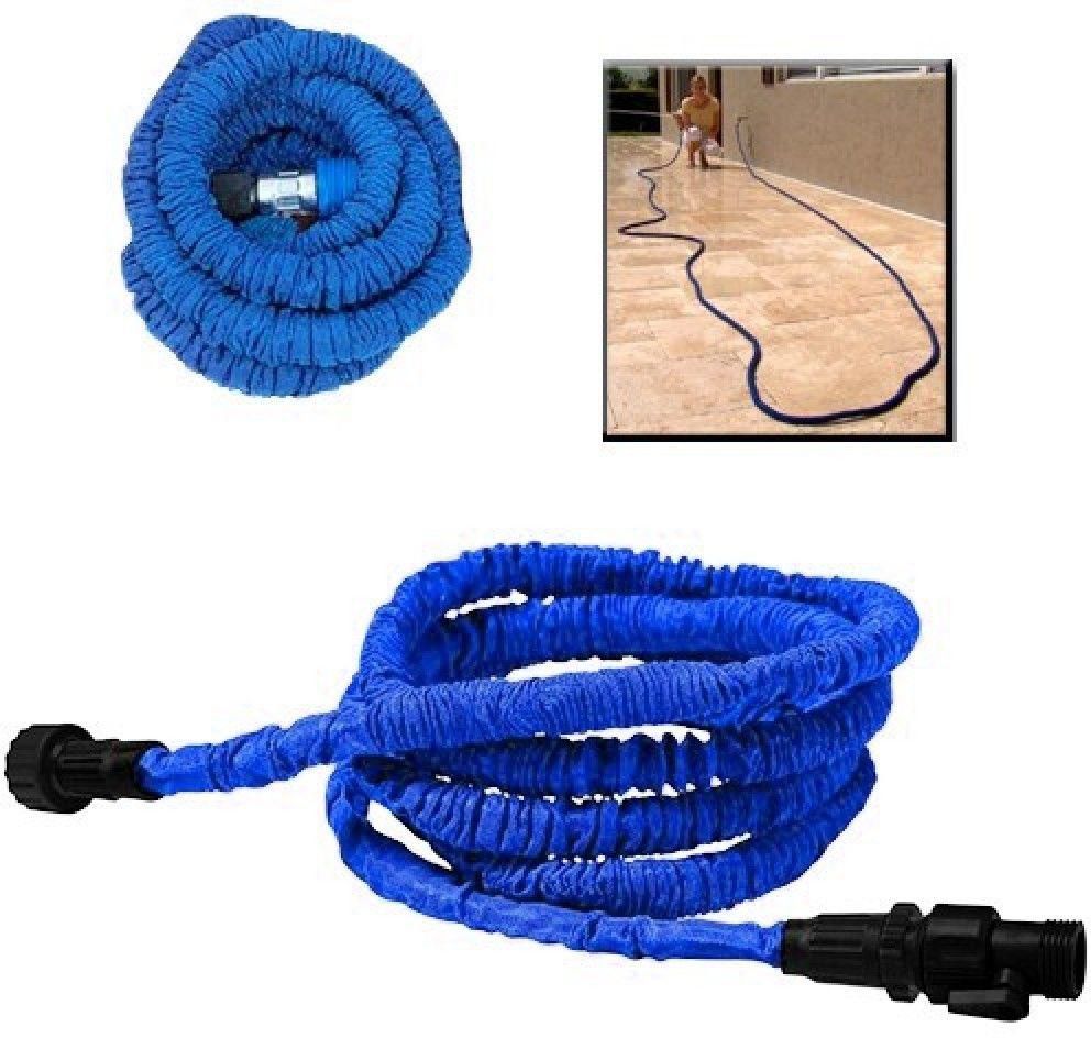Incredible Expanding Magic Hose, 75 Feet With Sprayer Nozzle Blue