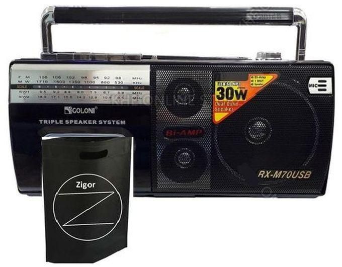 Radio Cassette Recorder+Zigor Special Bag