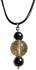 Sherif Gemstones Natural Quartz Stone Healing Handmade Pendant Necklace Unisex