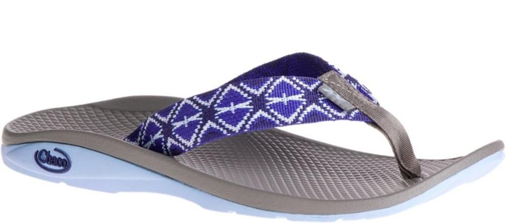 Chaco Women's Flip Ecotread Athletic Sandal - W8/25CM (Erratic Blues)