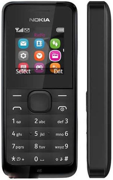 Nokia 105 Dual Sim Black