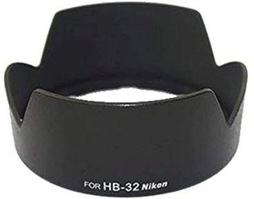 HB-32 Lens Protective Hood For Nikon Camera Black