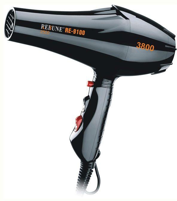 Rebune Hair Dryer 2100 Watts , Black , RE-9100