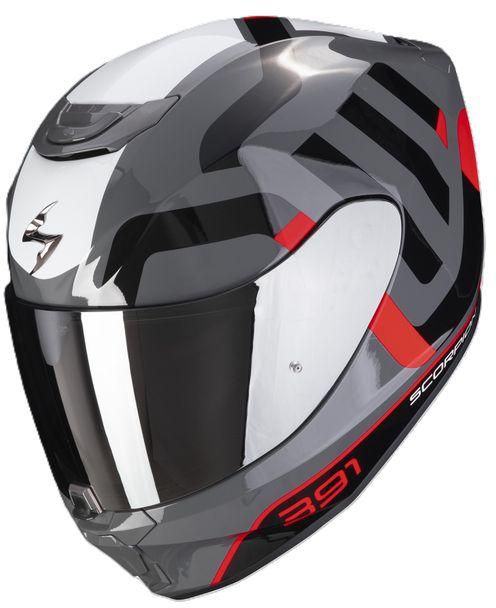 Scorpion EXO-391 Arok Full Face Helmet - Grey/Red/Black