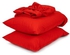 Fitted Sheet Set Red 160x200