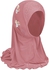 Buy Muslim Hijab Head Scarf Ice Silk Headwear Floral Kids Amira Hijab Islamic Head Wrap for Age 2-6 Years Girls (pink (6 flowers)) Online in Saudi Arabia. B094VFQZYQ