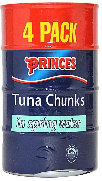 Princes Tuna Chunk In Water 4X160g
