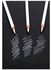 أقلام رصاص متوسطة فحم أبيض (عبوة من 3 أقلام)