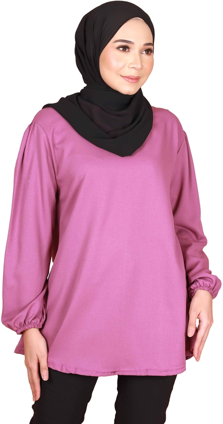 Kime Safiah Fashion Long Sleeves Blouse B2838 - 4 Sizes (9 Colors)