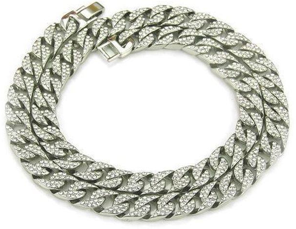 Men's Hip Hop Diamond Chain Necklace Cuban Chain