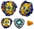 TheJD Beyblade Burst Super King Stater Set High Performance Battling Top with 2-Way Launcher, One Size