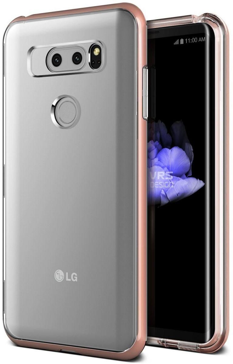 VRS Design LG V30 / V30+ PLUS Crystal Bumper cover / case - Rose Gold
