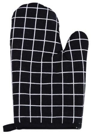Heat Resistant Cooking Glove Black/White 24.5x16cm
