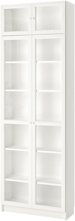 BILLY / OXBERG Bookcase - white 80x30x237 cm
