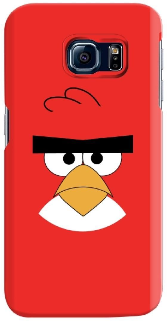 Stylizedd Samsung Galaxy S6 Edge Premium Slim Snap case cover Gloss Finish - Red - Angry Birds