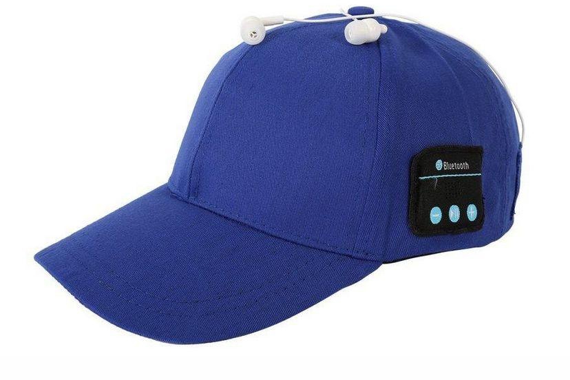 Sport Bluetooth Hat Baseball Cap Wireless Music Hat Smart Music Speaker Bluetooth Cap -BLUE