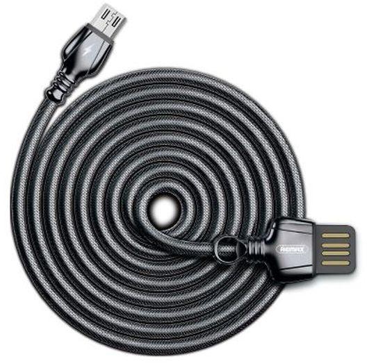 Remax RC-063M 'King' Metal Data Cable For Micro USB Charge And Data - 1000mm - Black