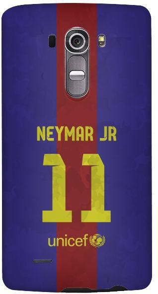 Stylizedd LG G4 Premium Slim Snap case cover Matte Finish - Neymar Jr Barca Jersey
