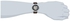 ساعة فوسيل جرانت سيلفر اوتوماتيك بسوار من الجلد كرونوغراف للرجال