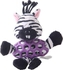 ZEBRA WITH RUBBER NET AND SQUEAKY - SMALL (64)
