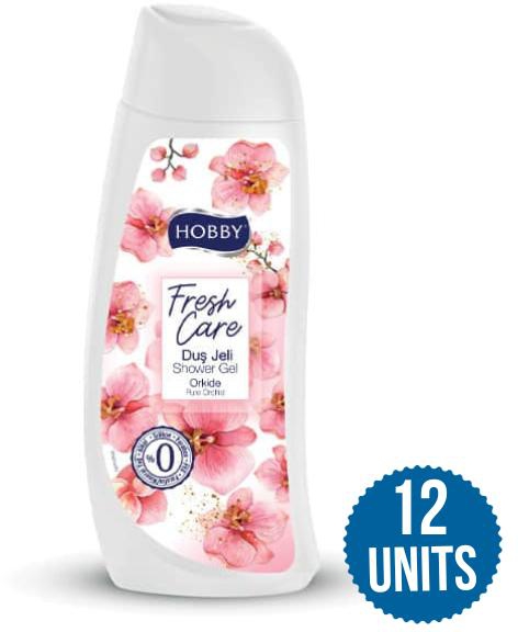 HOBBY BODY WASH PURE ORCHID 300ML x12Units